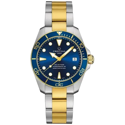 Certina DS Action C0328072204110 unisex klokke, bl�, 38 mm