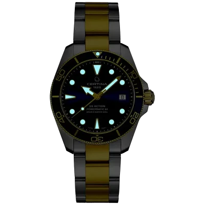 Certina DS Action C0328072204110 unisex klokke, bl�, 38 mm