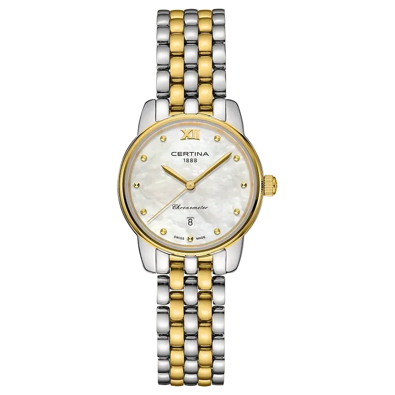 Certina C0330512211801 DS-8 Dameklokke Perlemor 28 mm Quartz