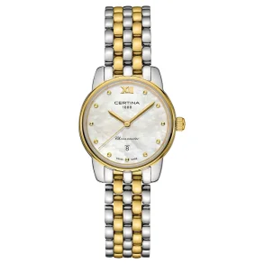 Certina C0330512211801 DS-8 Dameklokke Perlemor 28 mm Quartz