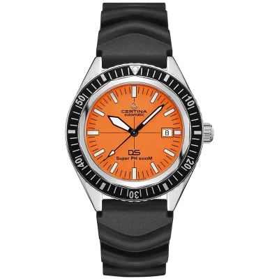 Certina C0374071728010 Herreklokke Mekanisk 43 mm Orange