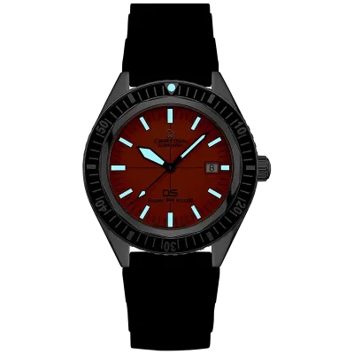 Certina C0374071728010 Herreklokke Mekanisk 43 mm Orange