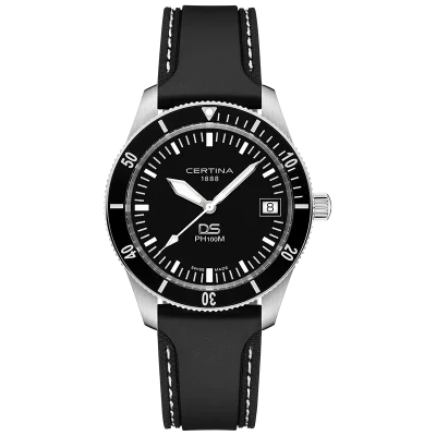 Certina C0444101705000 herreklokke svart 41 mm quartz