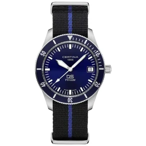 Certina C0444101804000 herreklokke bl� 41 mm quartz