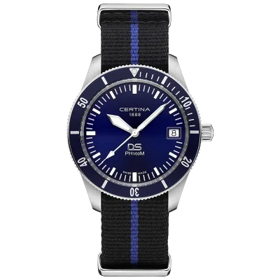 Certina C0444101804000 herreklokke bl� 41 mm quartz