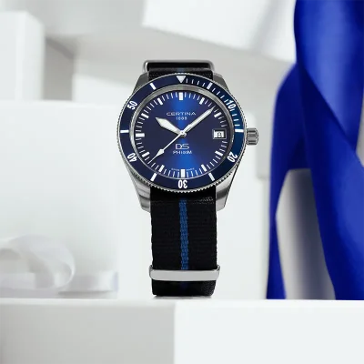 Certina C0444101804000 herreklokke bl� 41 mm quartz