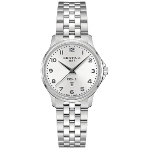 Certina DS-8 Dameklokke C0450101103200 S�lv Quartz 31 mm
