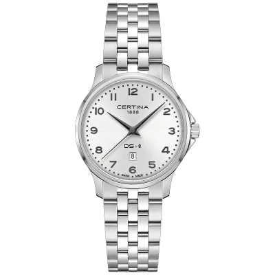 Certina DS-8 Dameklokke C0450101103200 S�lv Quartz 31 mm