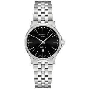 Certina DS-8 dameklokke C0450101105100 svart 31 mm quartz