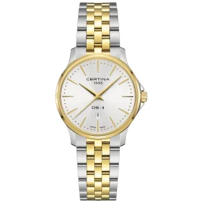 Certina DS-8 dameklokke s�lv 31 mm C0450102203100