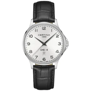 Certina DS-8 Herreklokke S�lv 40 mm C0454101603200