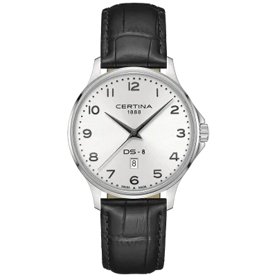 Certina DS-8 Herreklokke S�lv 40 mm C0454101603200