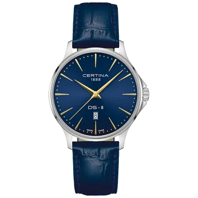 Certina DS-8 Herreklokke Bl� 40 mm C0454101604100