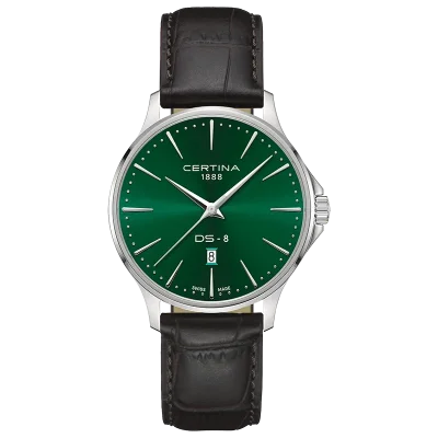 Certina DS-8 Herreklokke Gr�nn 40 mm C0454101609100