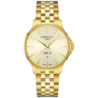 Certina DS-8 Herreklokke C0454103336100 Gul 40 mm Quartz