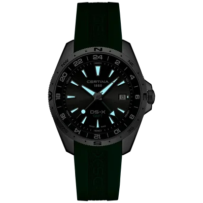 Certina C0474521708100 DS-X herreklokke gr� 41 mm quartz