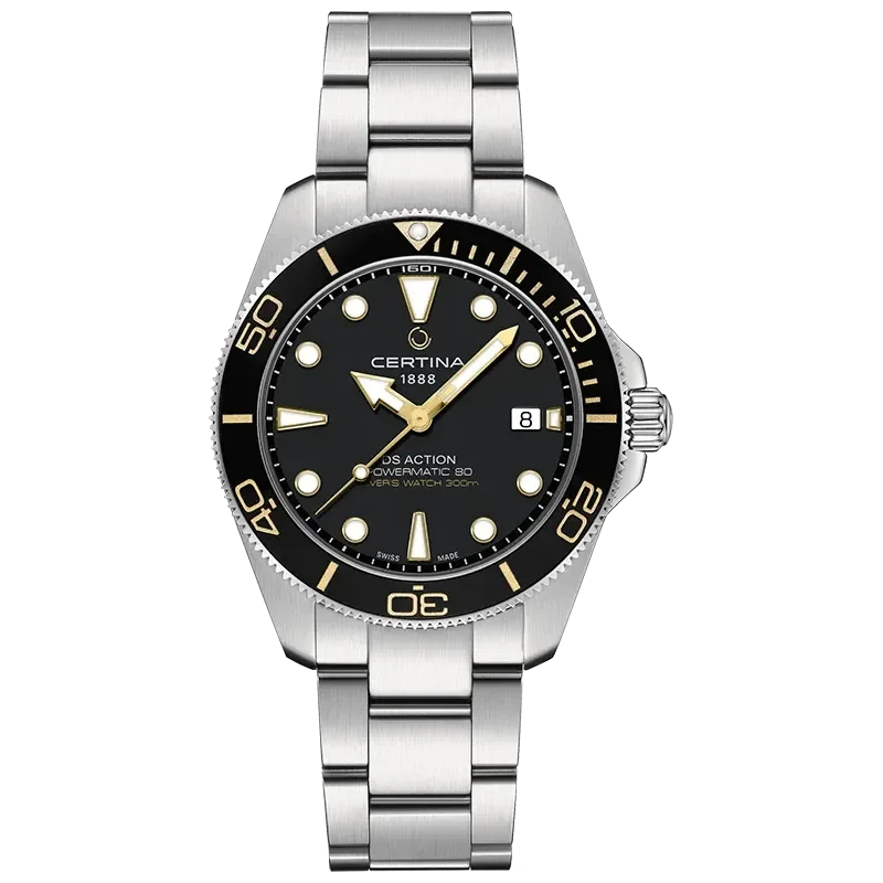 Certina DS Action Herreklokke C0484071105101 Svart 41 mm