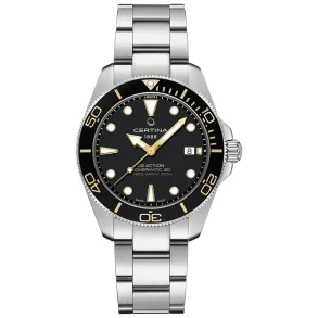 Certina DS Action Herreklokke C0484071105101 Svart 41 mm
