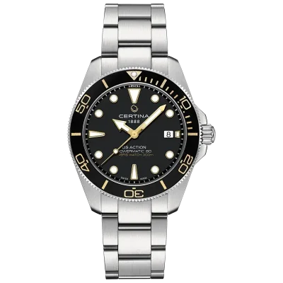 Certina DS Action Herreklokke C0484071105101 Svart 41 mm