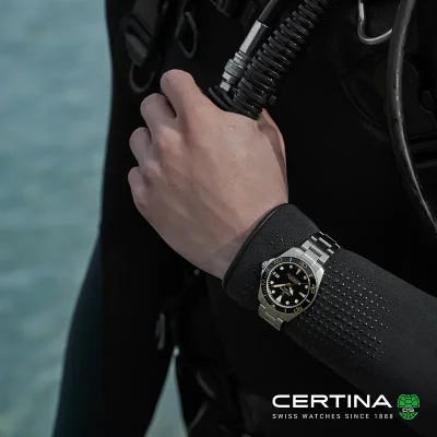 Certina DS Action Herreklokke C0484071105101 Svart 41 mm