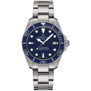 Certina DS Action C0484074404100 Herreklokke Bl� 41 mm
