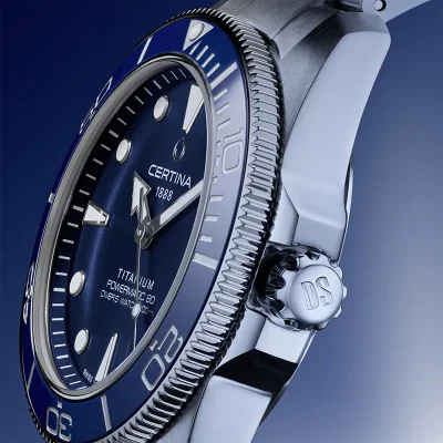Certina DS Action C0484074404100 Herreklokke Bl� 41 mm
