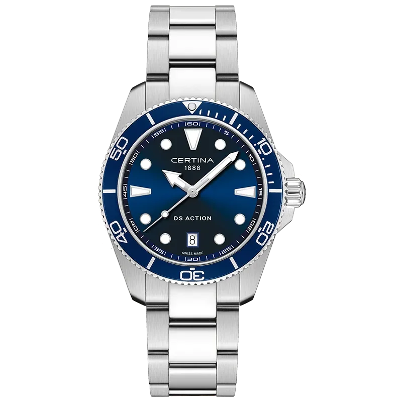 Certina DS Action Herreklokke C0484101104100 Svart 42 mm
