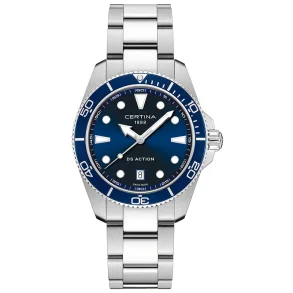 Certina DS Action Herreklokke C0484101104100 Svart 42 mm