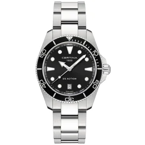 Certina DS Action Herreklokke C0484101105100 Svart 40 mm