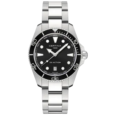 Certina DS Action Herreklokke C0484101105100 Svart 40 mm