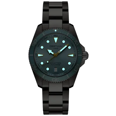 Certina DS Action C0484104435100 Herre bl� 40 mm Quartz