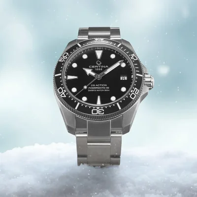 Certina DS Action Unisex C0488071105100 Svart 38 mm