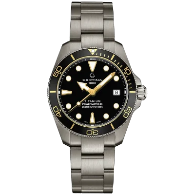 Certina DS Action C0488074405100 Automatisk 38 mm Svart