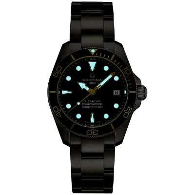 Certina DS Action C0488074405100 Automatisk 38 mm Svart