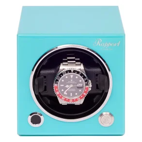 Rapport London Single Watch Winder Aqua - Limited Edition