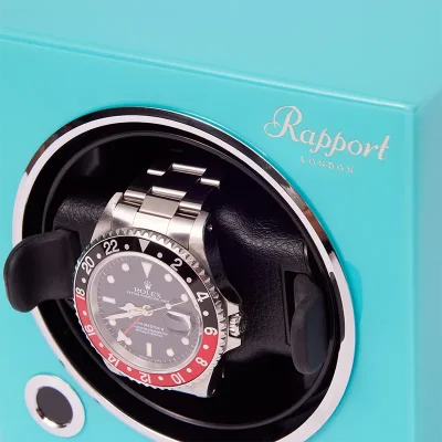 Rapport London Single Watch Winder Aqua - Limited Edition