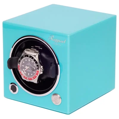 Rapport London Single Watch Winder Aqua - Limited Edition