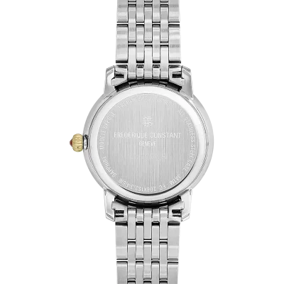 Frederique Constant FC-206MPND1S3B dameklokke perlemor safirglass 30 mm