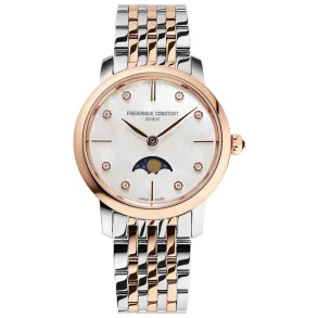 Frederique Constant FC-206MPWD1S2B dameklokke perlemor safirglass
