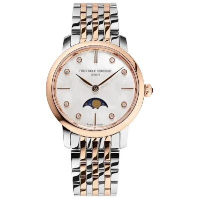 Frederique Constant FC-206MPWD1S2B dameklokke perlemor safirglass
