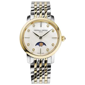 Frederique Constant FC-206MPWD1S3B dameklokke 30 mm perlemor quartz