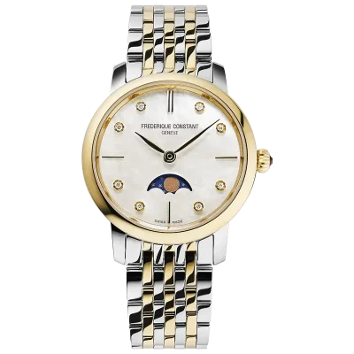 Frederique Constant FC-206MPWD1S3B dameklokke 30 mm perlemor quartz