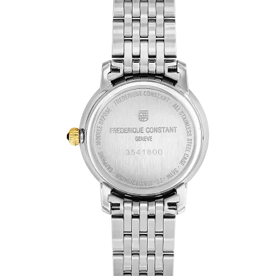 Frederique Constant FC-206MPWD1S3B dameklokke 30 mm perlemor quartz