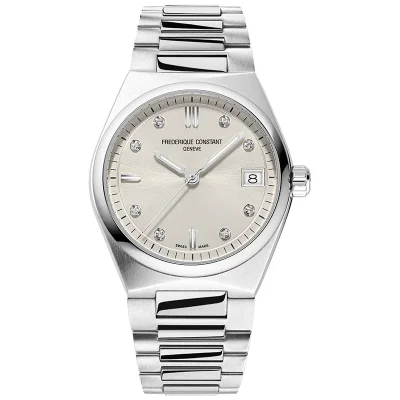 Frederique Constant FC-240BGD2NH6B dameklokke champagne 21 mm