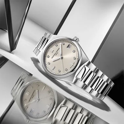 Frederique Constant FC-240BGD2NH6B dameklokke champagne 21 mm