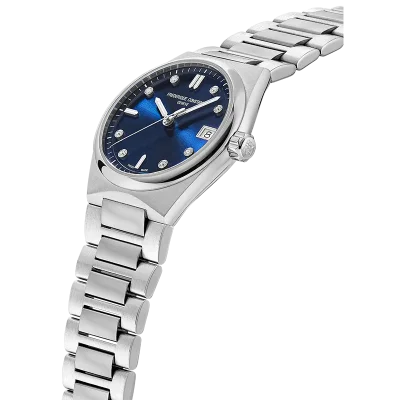Frederique Constant FC-240ND2NH26B Dameur Bl� Quartz Safirglass