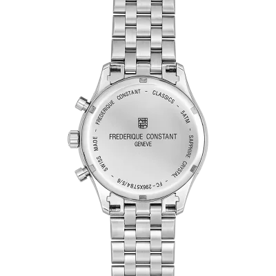 Frederique Constant FC-296SW5B6B herreklokke med safirglass, 40 mm