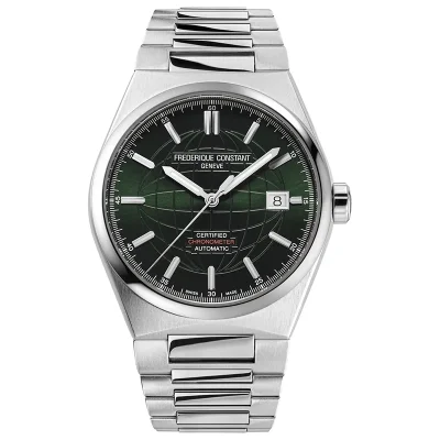 Frederique Constant FC-303G3NH6B herreklokke 39 mm gr�nn safirglass