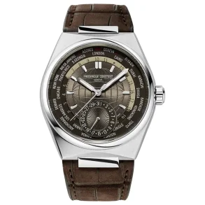 Frederique Constant FC-718C4NH6 Herreklokke Mekanisk 41 mm Brun