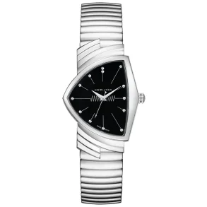 Hamilton Ventura H24411232 svart rustfritt st�l quartz